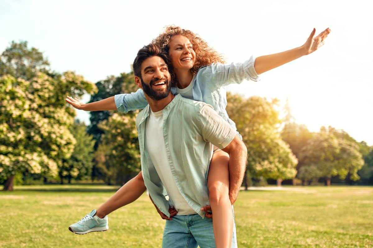 happy couple patient testimonials lansdowne dentistry by design